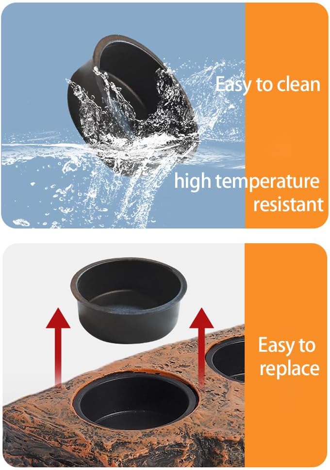 Magnetic Reptile Feeder Ledge