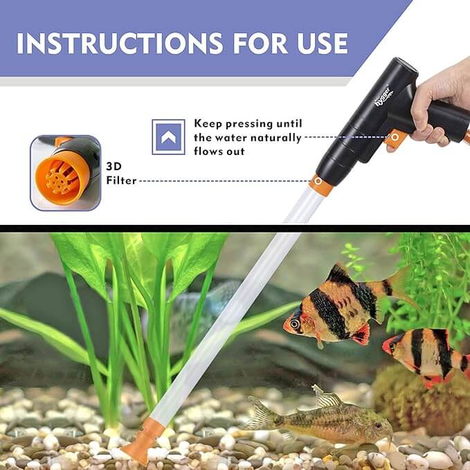 Hygger Aquarium Gravel Cleaner
