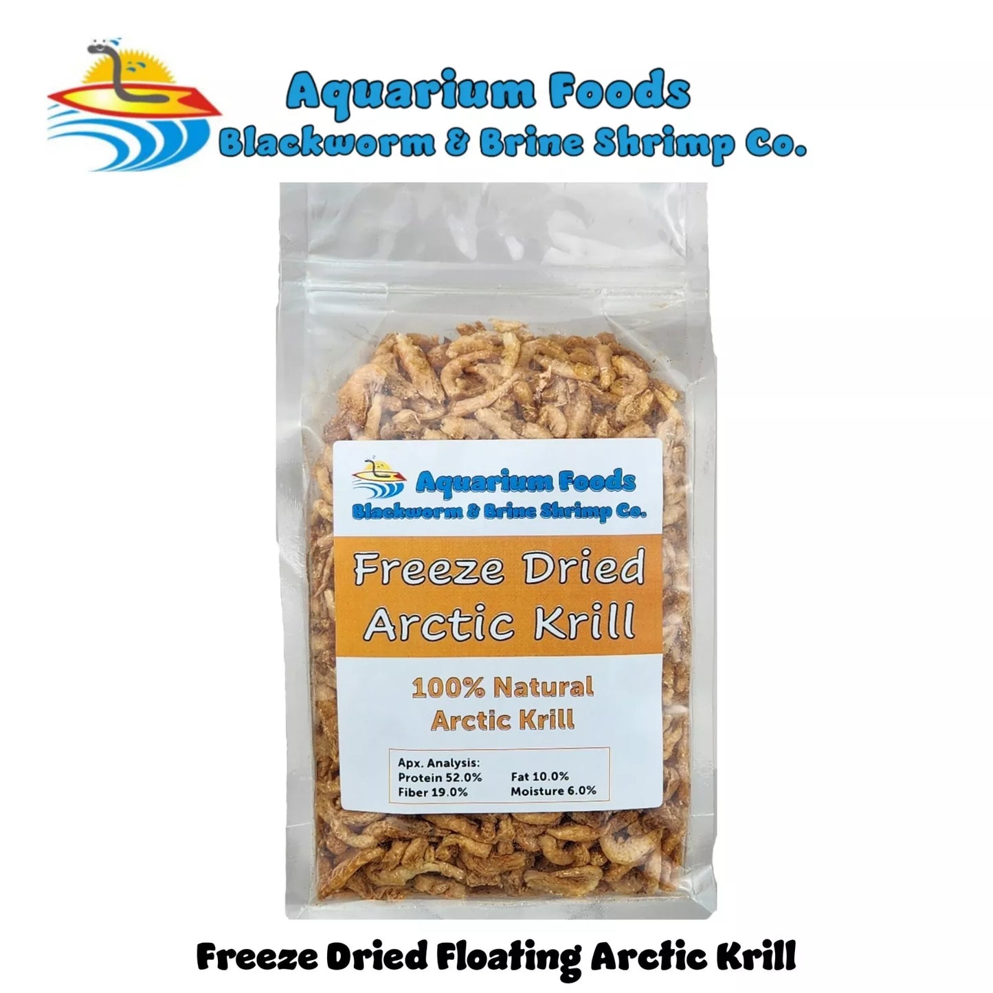 Freeze Dried Arctic Krill for All Tropicals, Marines & Koi