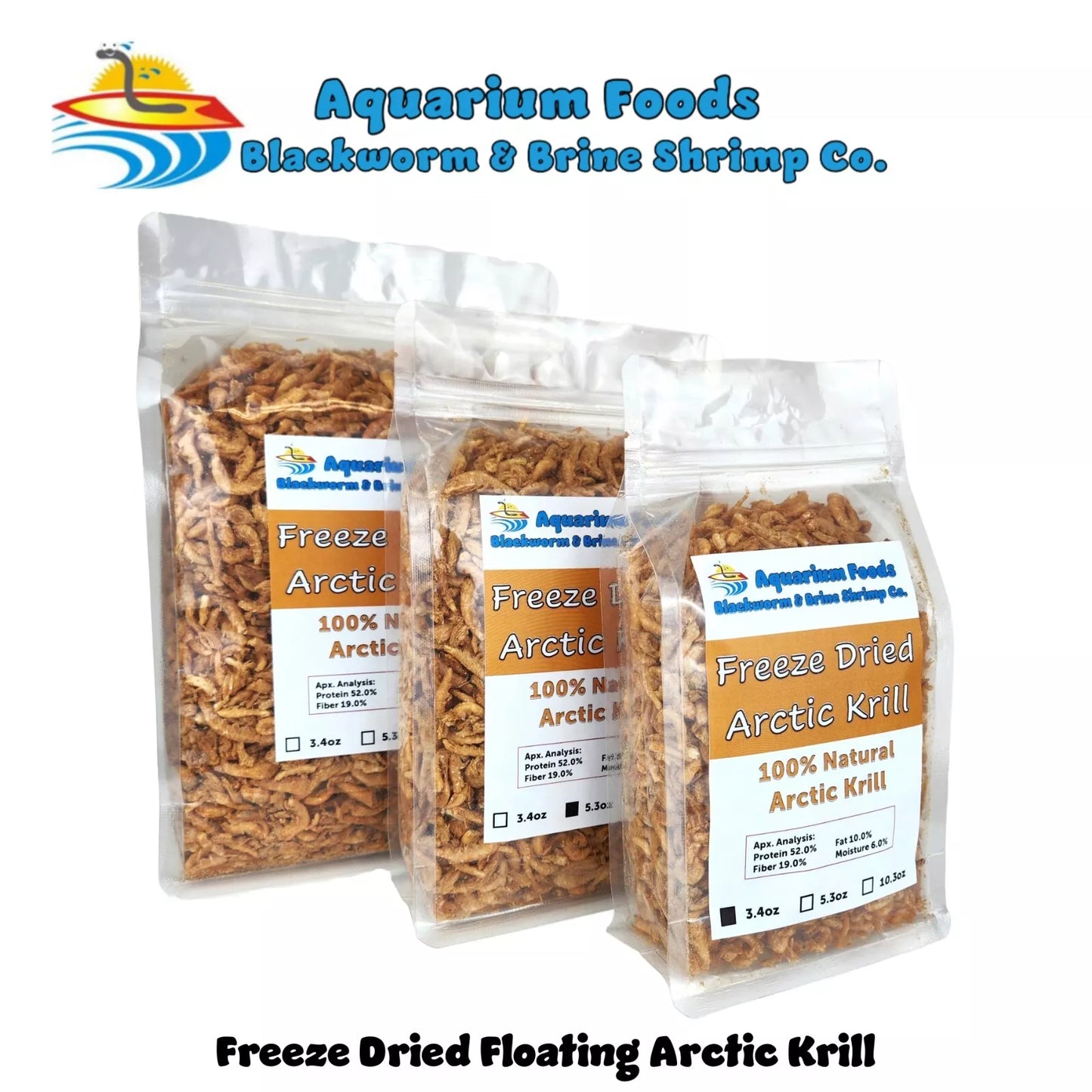 Freeze Dried Arctic Krill for All Tropicals, Marines & Koi