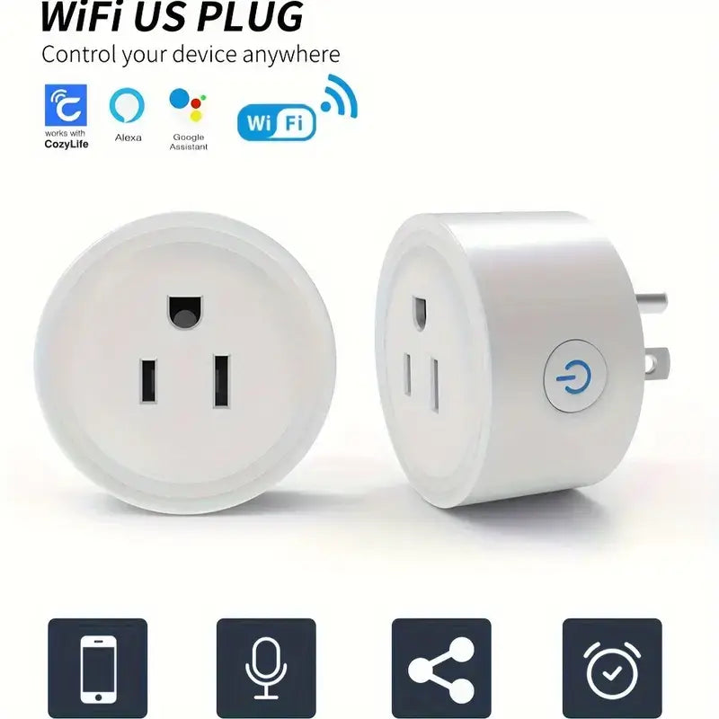 Wi-Fi Smart Socket With Voice Control..