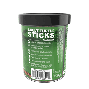 Omega One® Floating Adult Turtle Sticks 12.5 Oz..