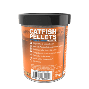 Omega One® Sinking Catfish Pellets.