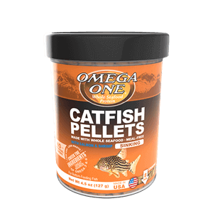 Omega One® Sinking Catfish Pellets.