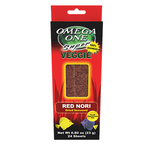 Omega One® Super Veggie Red Nori Seaweed 24 Sheets.