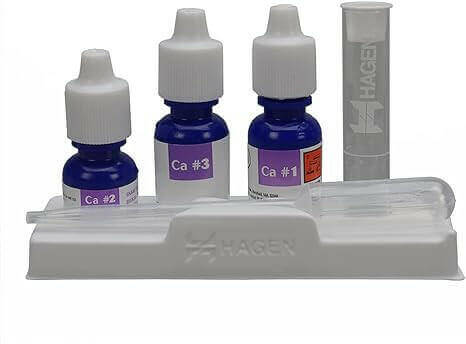 Fluval Calcium Test Kit for Aquarium Water, Freshwater & Saltwater Fish Tank Test.