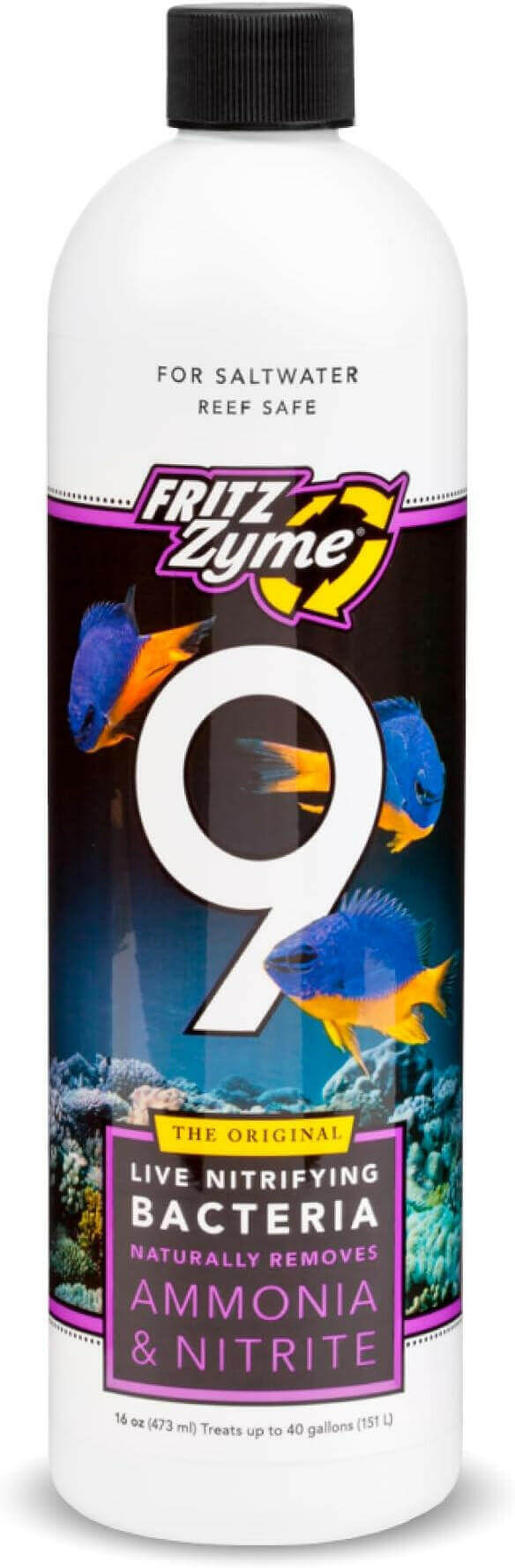 FritzZyme 9 Live Nitrifying Bacteria for Saltwater Fish.