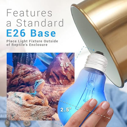 Blue Day Light Reptile Heat Bulb 60W UVA