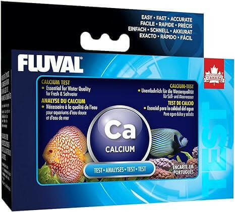 Fluval Calcium Test Kit for Aquarium Water, Freshwater & Saltwater Fish Tank Test.