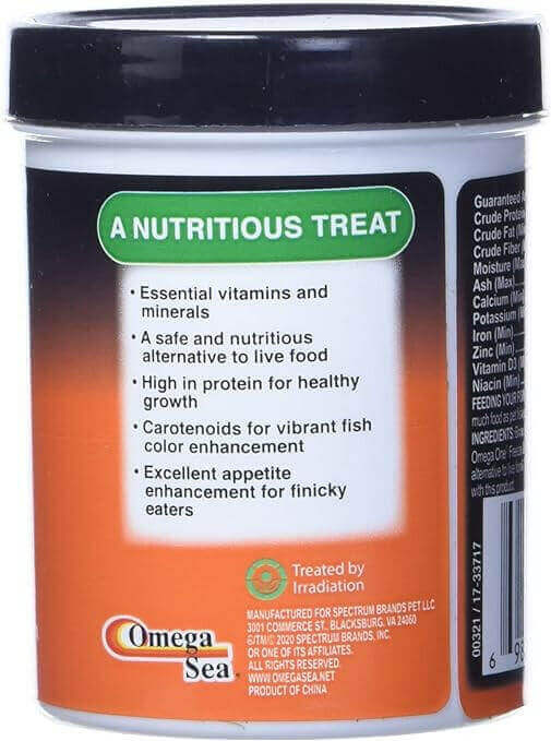 Omega One Freeze Dried Brine Shrimp, 0.67 oz.