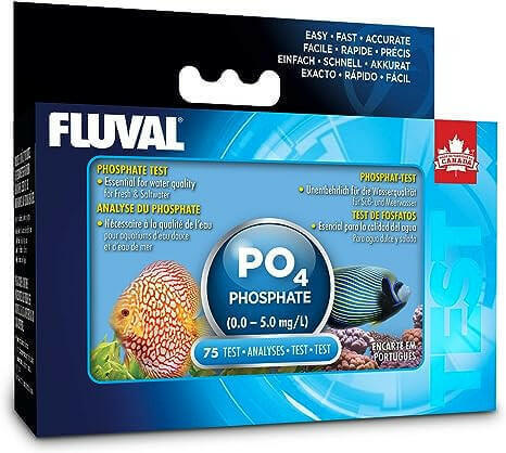 Fluval Phosphate Test Kit for Aquarium Water, Freshwater & Saltwater Fish Tank Test.