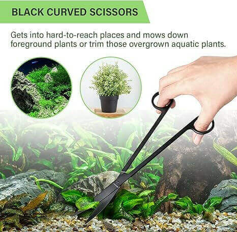 Aquarium Aquascape Tools Kit, 4 in 1 Anti-Rust.