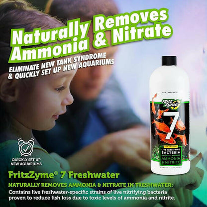 FritzZyme 7 Live Nitrifying Bacteria for Freshwater Fish.