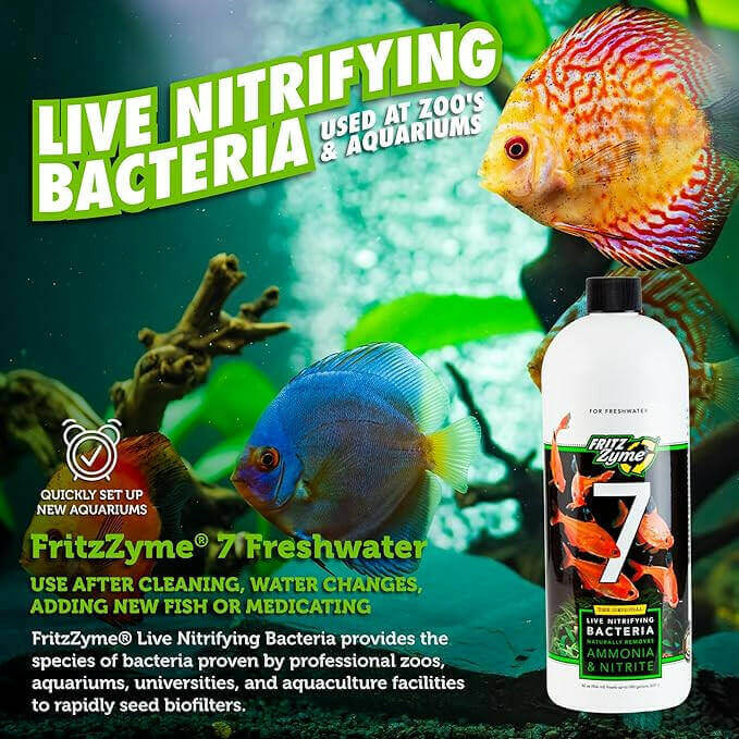 FritzZyme 7 Live Nitrifying Bacteria for Freshwater Fish.