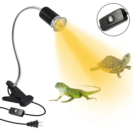 Reptile Heating Lamp with UVA UVB Light Bulbs