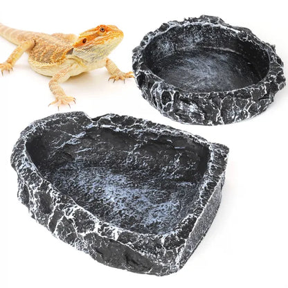 Hygger ZOO Reptile Water Dish Food Bowl