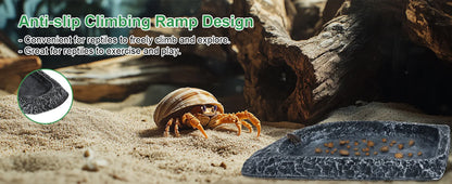 Hygger ZOO 2-in-1 Retile Water & Food Dish