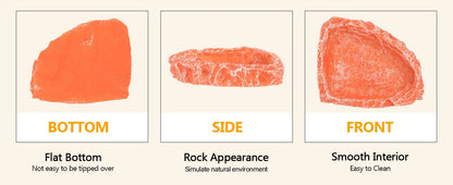 Hygger ZOO Reptile Water Dish Food Bowl