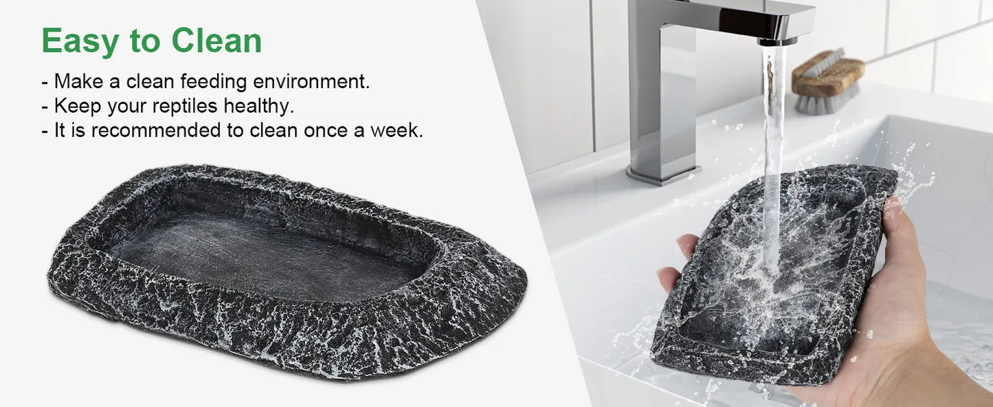 Hygger ZOO 2-in-1 Retile Water & Food Dish