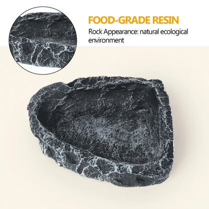 Hygger ZOO Reptile Water Dish Food Bowl