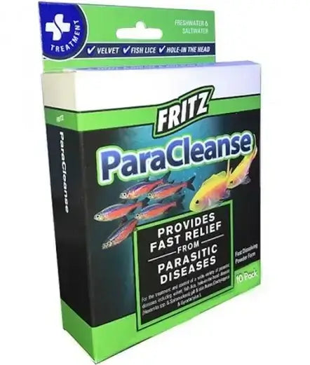 Fritz Aquatics ParaCleanse Parasitic Disease Treatment 10 PACK.