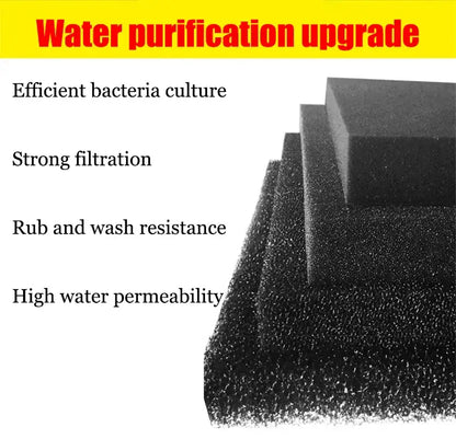 Reusable Biochemical Sponge Filter for Fish Tank and Pond