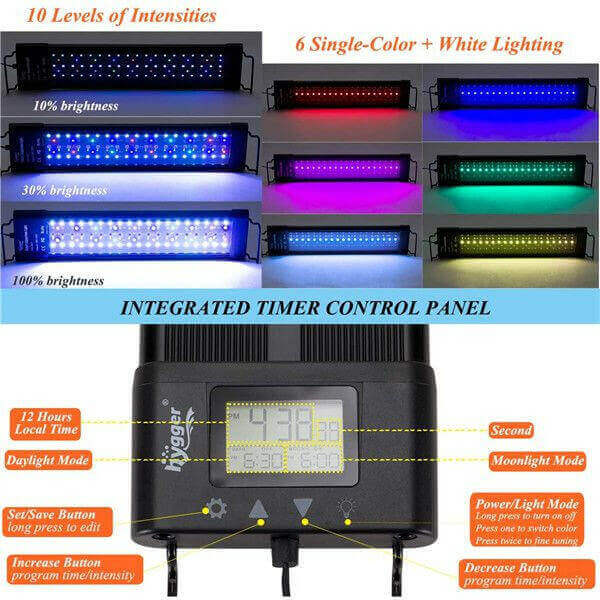 Hygger Aquarium Programmable LED Light.