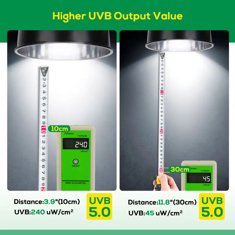 Hygger ZOO UVA UVB Spiral Tube Fluorescent Reptile Light