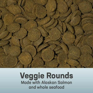 Omega One® Sinking Veggie Rounds.