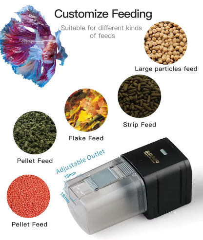 Automatic Aquarium Feeder Timing/Wifi  Smart Phone App