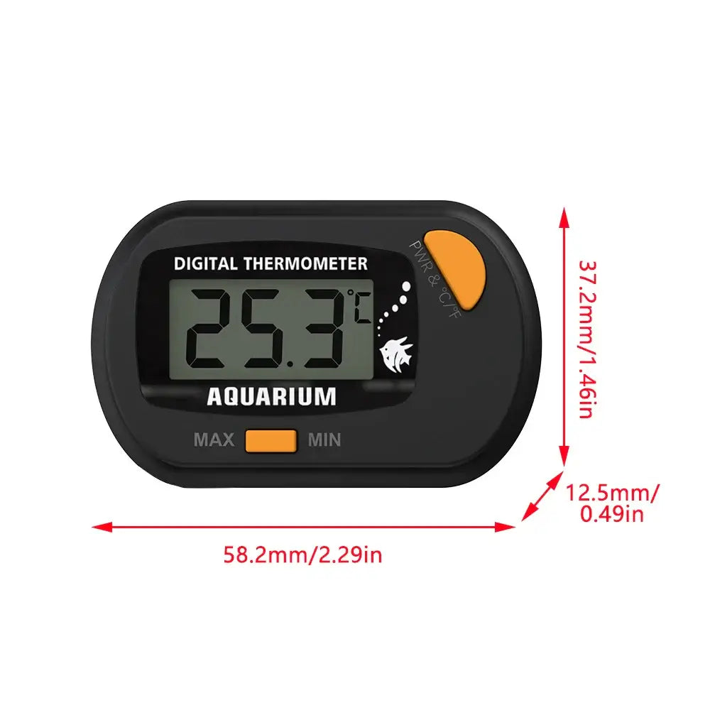 Digital Aquarium Fish Tank Thermometer With Suction Cup