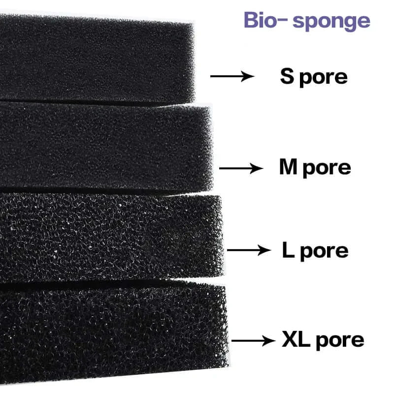 Reusable Biochemical Sponge Filter for Fish Tank and Pond