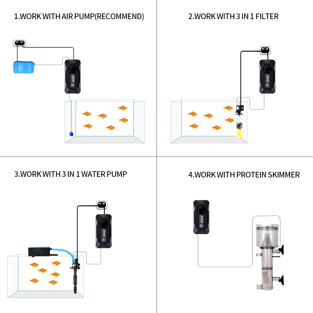 Aquarium Ozone Pump Adjustable