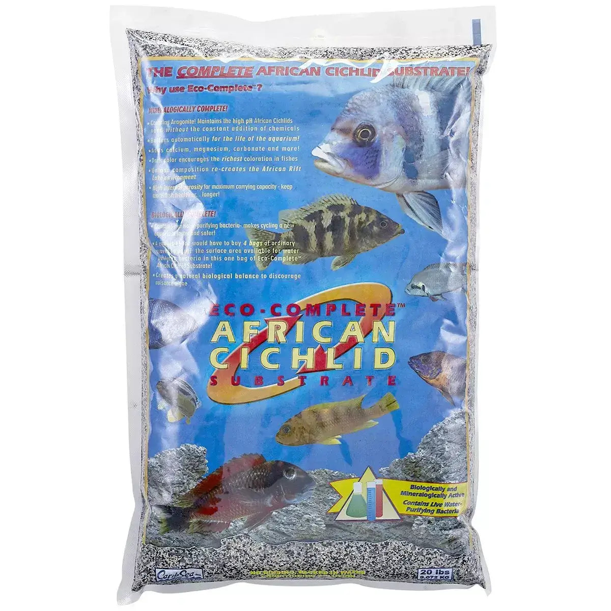 CaribSea Eco-Complete African Cichlid Sand 20lbs.