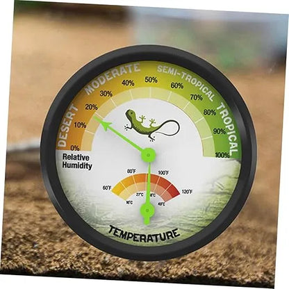 Thermometer and Hygrometer Device for Terrarium.