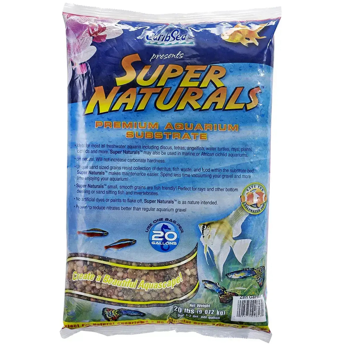 CaribSea Super Naturals Substrate Zen Garden 20lbs.