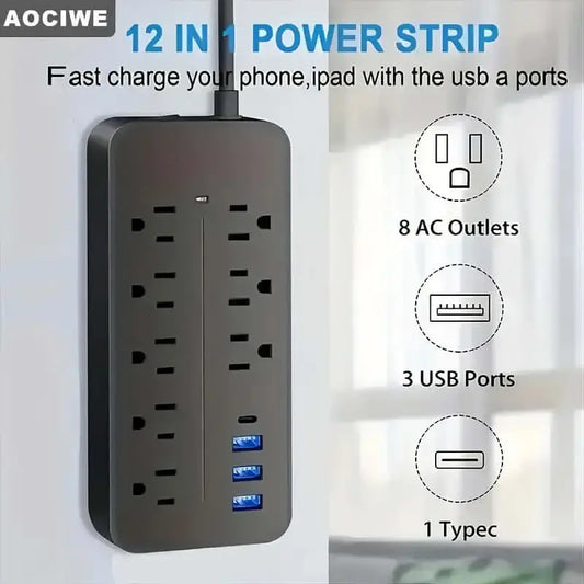 12 in 1 Power Strip