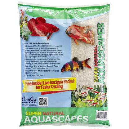 CaribSea Super Naturals Substrate Crystal River 20Lbs.