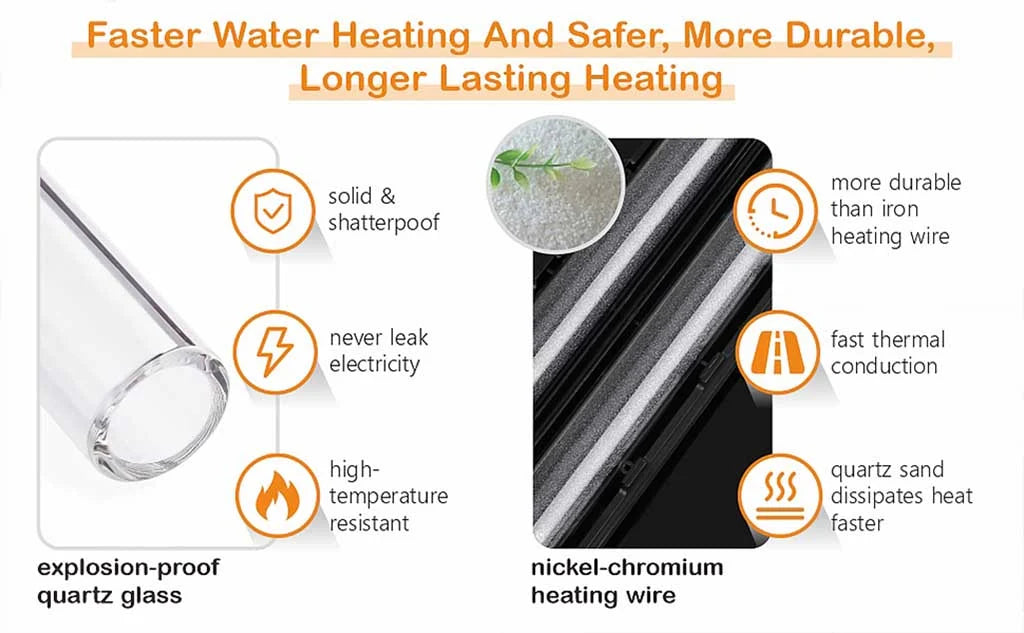 HYGGER Submersible Double Quartz Heater