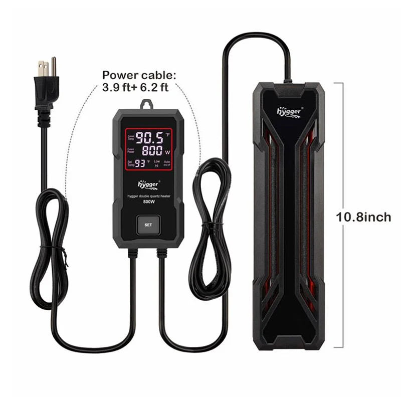 HYGGER Submersible Double Quartz Heater