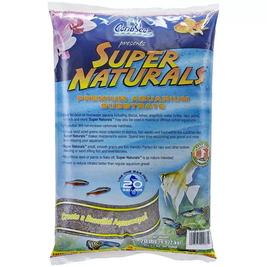 CaribSea Super Naturals Substrate Jungle River Sand 20Lbs.