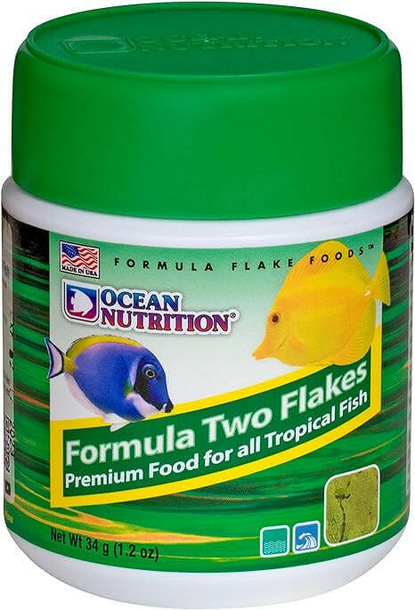 Ocean Nutrition Formula Two Flakes for All Tropical Fish 2.5 Oz..