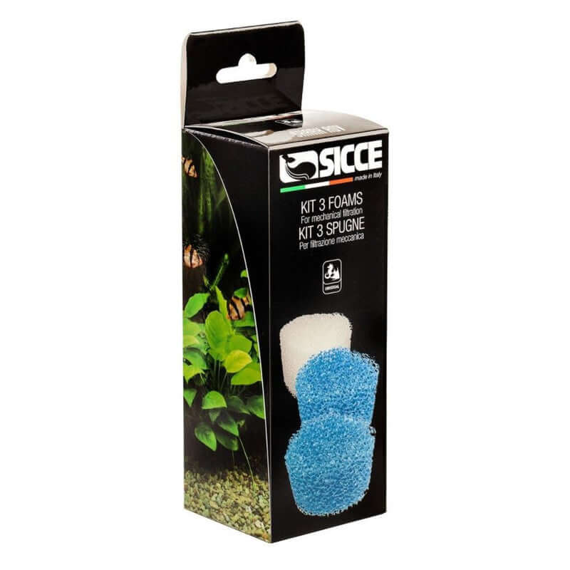 SHARK ADV Replacement Sponges 2x Blue 1x White