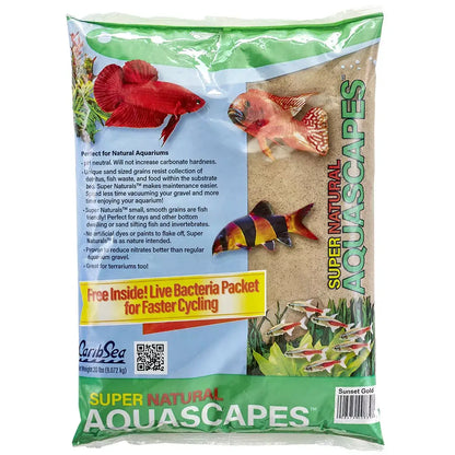 CaribSea Super Naturals Substrate Sunset Gold 20Lbs.