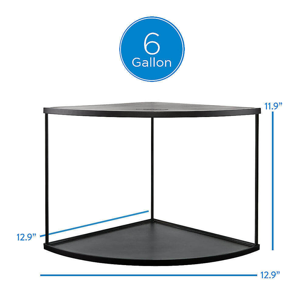 Top Fin® Corner Tank Aquarium Starter Kit - 6 Gallon
