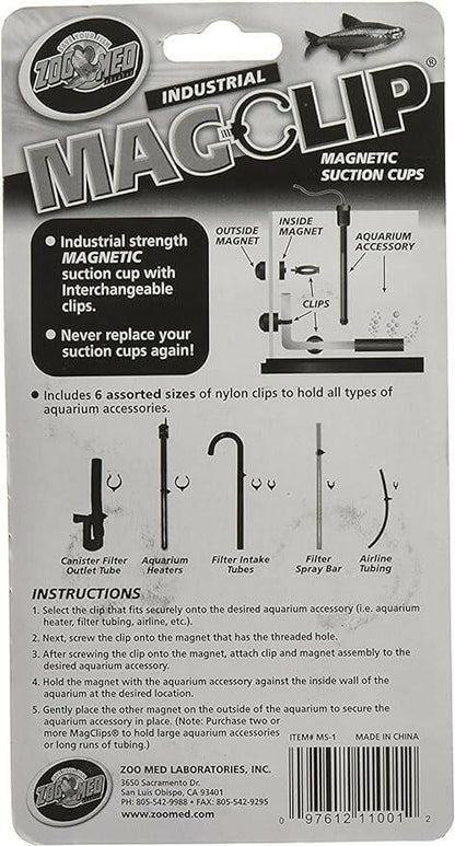 Zoo Med Mag-Clip Magnetic Suction Cups.